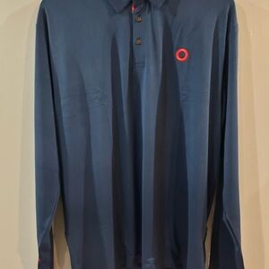 Men's Blue Long Sleeve Shirt. Phish logo